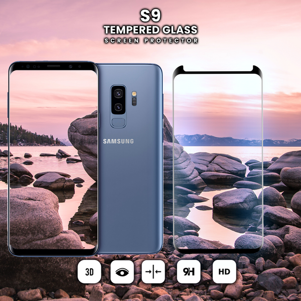 Samsung Galaxy S9 - Härdat glas 9H -Super kvalitet 3D Skärmskydd